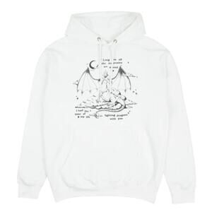 Taylor Swift Fighting Dragons With You Speak Now Taylor's Version White Hoodie L